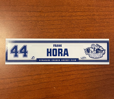 #44 Frank Hora Home Locker Room Nameplate