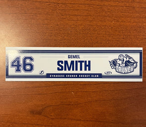 #46 Gemel Smith Home Locker Room Nameplate