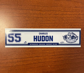 #55 Charles Hudon Home Locker Room Nameplate