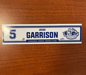 #5 Jason Garrison Home Locker Room Nameplate