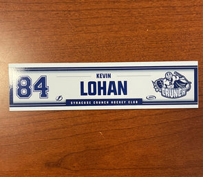 #84 Kevin Lohan Home Locker Room Nameplate