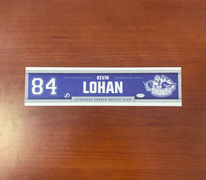 #84 Kevin Lohan Away Nameplate