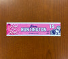 #15 JIMMY HUNTINGTON PINK IN THE RINK NAMEPLATE - OCTOBER 29, 2021