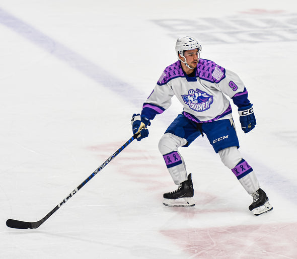 #9 Gabriel Fortier Hockey Fights Cancer Nameplate - December 16, 2022