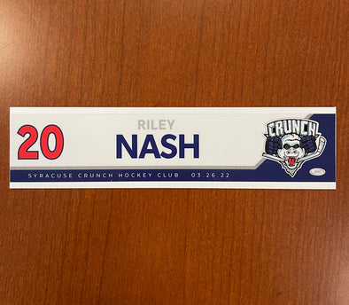 Autographed #20 Ryan Jones Hockey Fights Cancer Nameplate - November 2 –  Syracuse Crunch Official Team Store