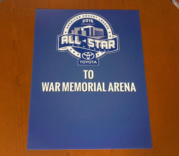 2016 Toyota AHL All-Star Classic Arena Directional Sign