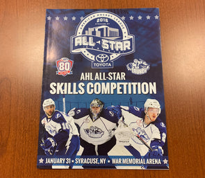 2016 Toyota AHL All-Star Classic Skills Competition Program