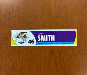 #46 GEMEL SMITH OPENING NIGHT NAMEPLATE - OCTOBER 23, 2021