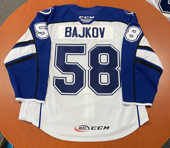 #58 Patrick Bajkov White Jersey - 2020-21