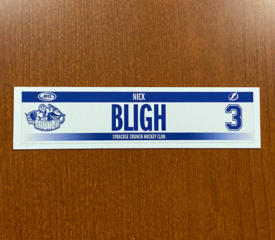 #3 Nick Bligh Home Nameplate - 2018-19