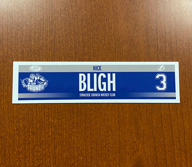 #3 Nick Bligh Road Nameplate - 2018-19