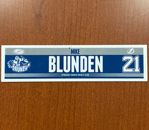#21 Mike Blunden road Nameplate - 2014--16