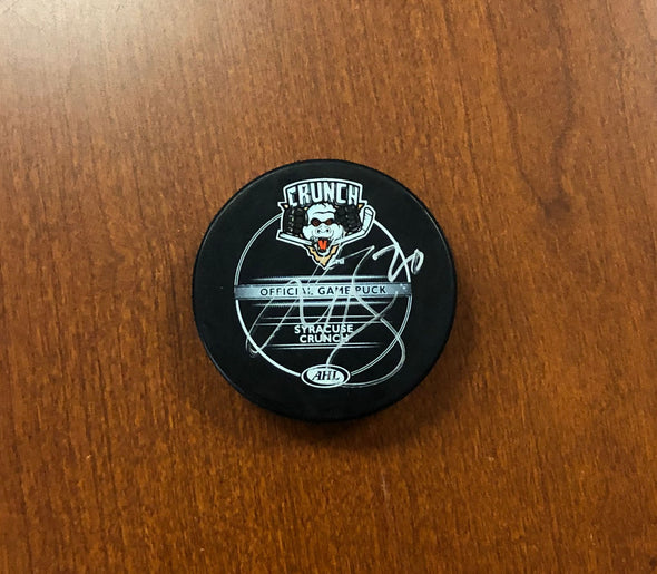 #20 Troy Bodie Autographed Game Puck - 2011-12