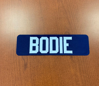 #33 Mat Bodie Name Bar - Blue Jersey