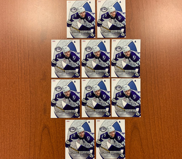#78 Michael Bournival 10-Card Trading Card Lot - 2018-19