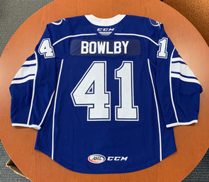 #41 Henry Bowlby Game-Worn Blue Jersey 2020-21 Season