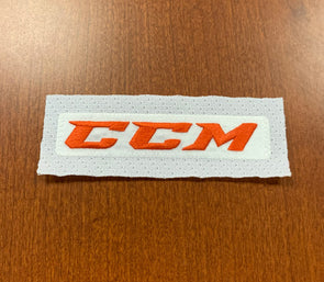 CCM Jersey Patch Orange on White