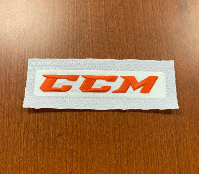 CCM Jersey Patch Orange on White