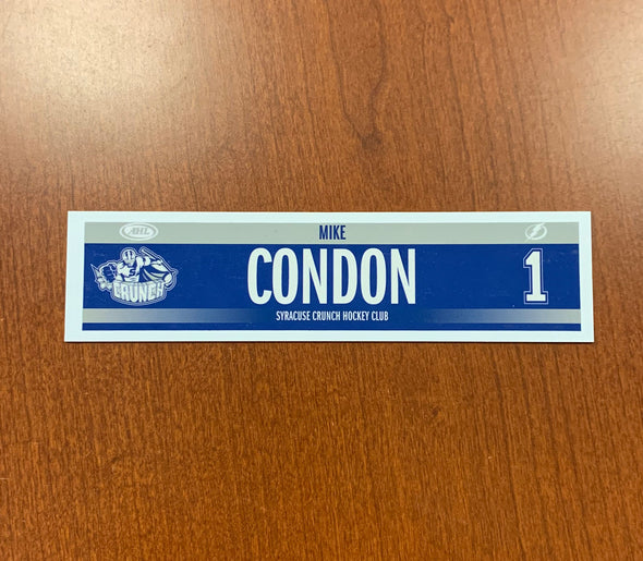 #1 Mike Condon Road Nameplate - 2019-20