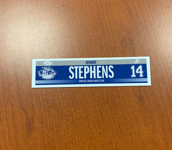 #14 Devante Stephens Road Nameplate - 2019-20