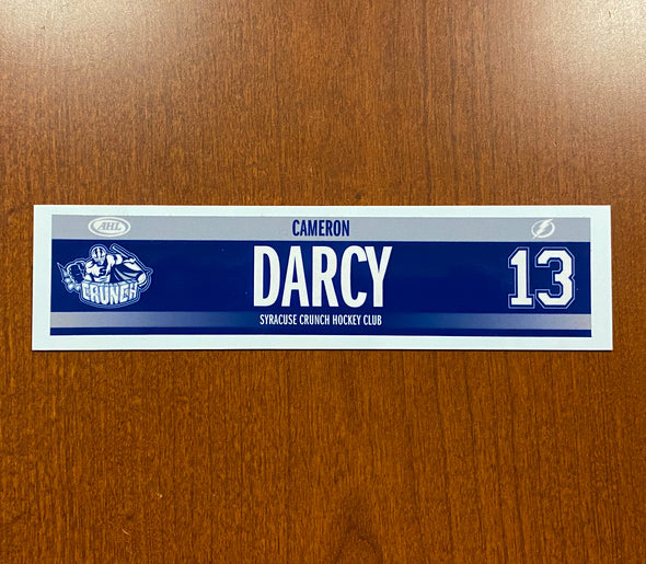 #13 Cameron Darcy Road Nameplate - 2015-16