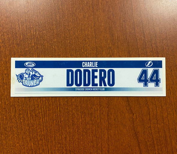 #44 Charlie Dodero Home Nameplate - 2014-16