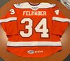 #34 Tye Felhaber Orange Jersey - 2021-22