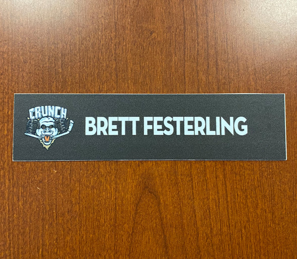 #5 Brett Festerling Home Nameplate - 2010-11