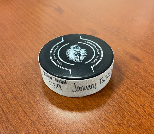 Goal Puck - #40 Gabriel Dumont - January 13, 2023 vs. Laval