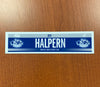 Assistant Coach Jeff Halpern Road Nameplate - 2016-18