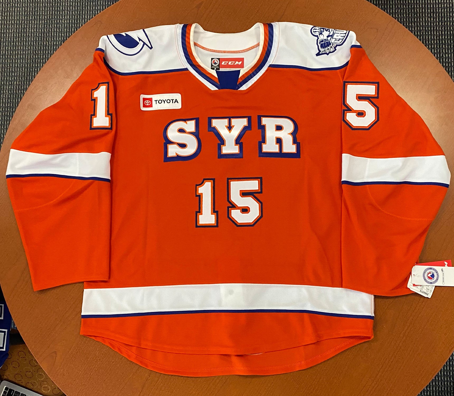 15 Jimmy Huntington Hockey Fights Cancer Jersey - November 27, 2021 –  Syracuse Crunch Official Team Store