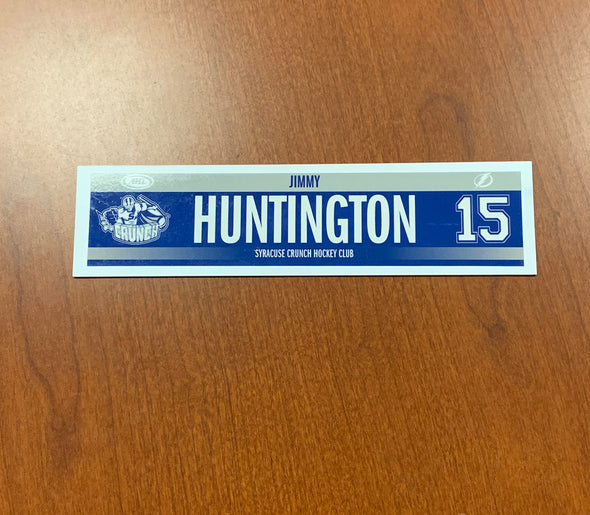 #15 Jimmy Huntington Road Nameplate - 2019-20