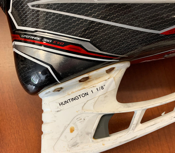 #15 Jimmy Huntington Game-Used Skates - 2019-20