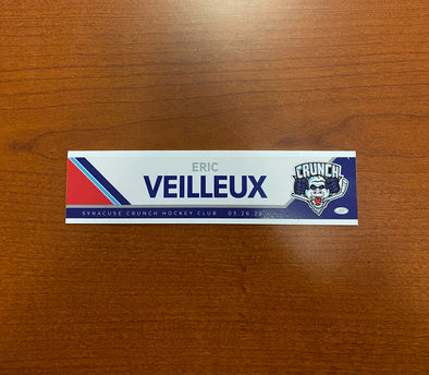 Eric Veilleux Reverse Retro Nameplate - March 23 & 26, 2022