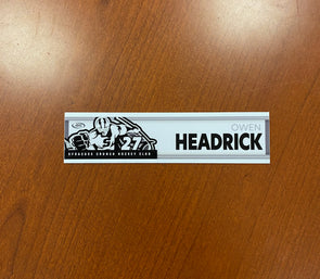 #27 Owen Headrick Blackout Nameplate - April 8, 2022