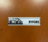 #7 Simon Ryfors Blackout Nameplate - April 8, 2022