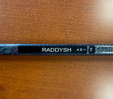 #24 Darren Raddysh Game-used Stick