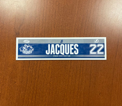 #22 JF Jacques Road Nameplate - 2012-13