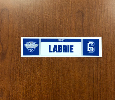 #6 Hubert Labrie Home Nameplate - 2019 Calder Cup Playoffs