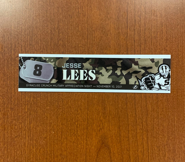#8 Jesse Lees Military Appreciation Nameplate - November 10, 2021