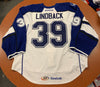 #39 Anders Lindback White Jersey - 2013-14