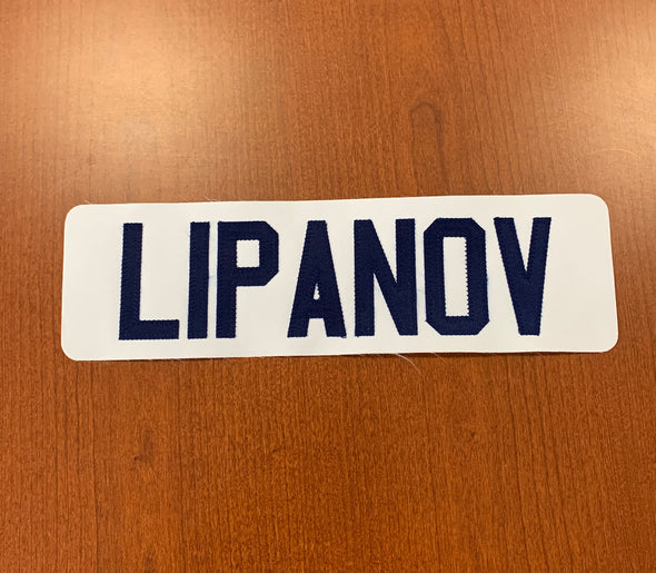 #36 Alexey Lipanov Name Bar - White Jersey