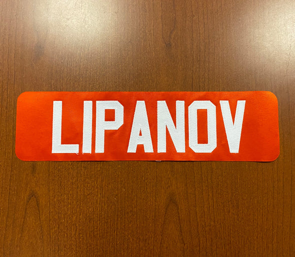#36 Alexey Lipanov Orange Name Bar