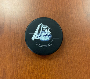 #36 Alexey Lipanov Autographed Game Puck - 2017-18