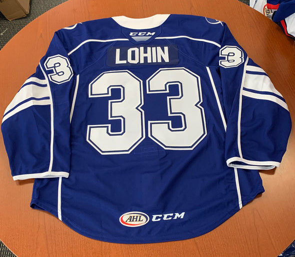 #33 Ryan Lohin Blue Jersey - 2018-19