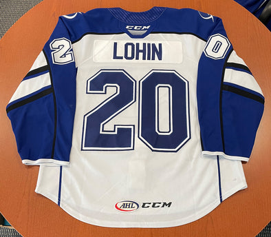 #20 Ryan Lohin White Jersey - 2020-21