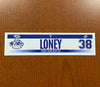#38 Ty Loney Home Nameplate - 2017-18