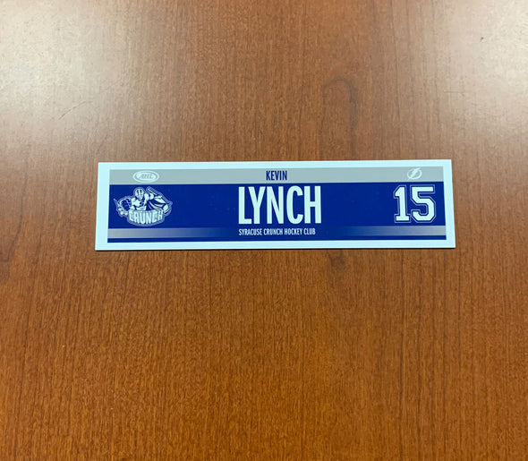 #15 Kevin Lynch Road Nameplate - 2016-17