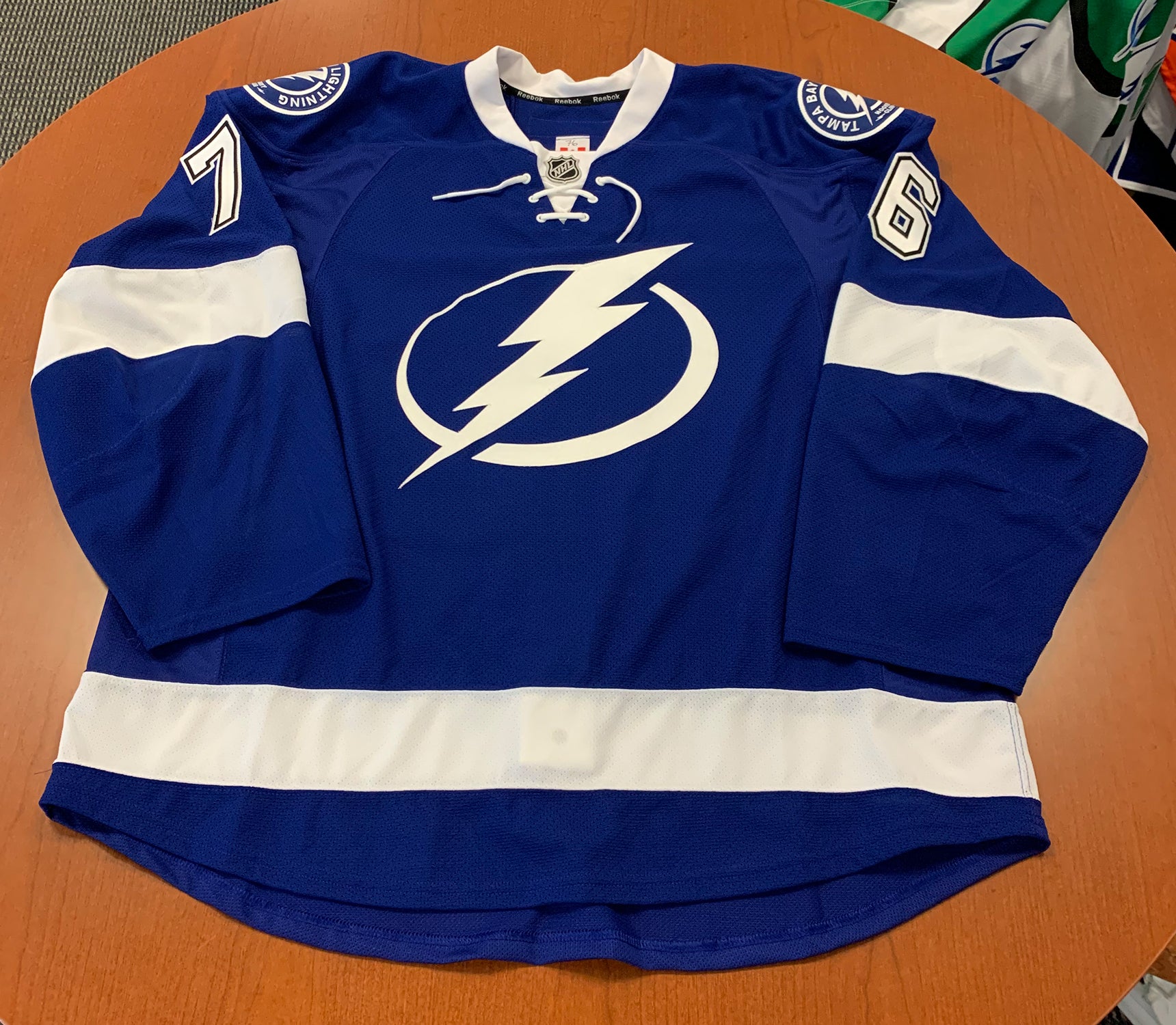 76 Ryan Martindale Tampa Bay Lightning Blue Jersey - 2015-16