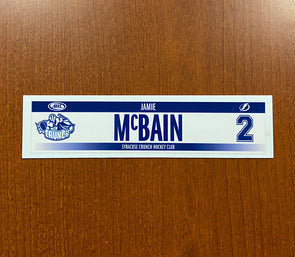 #2 Jamie McBain Home Nameplate - 2017-18